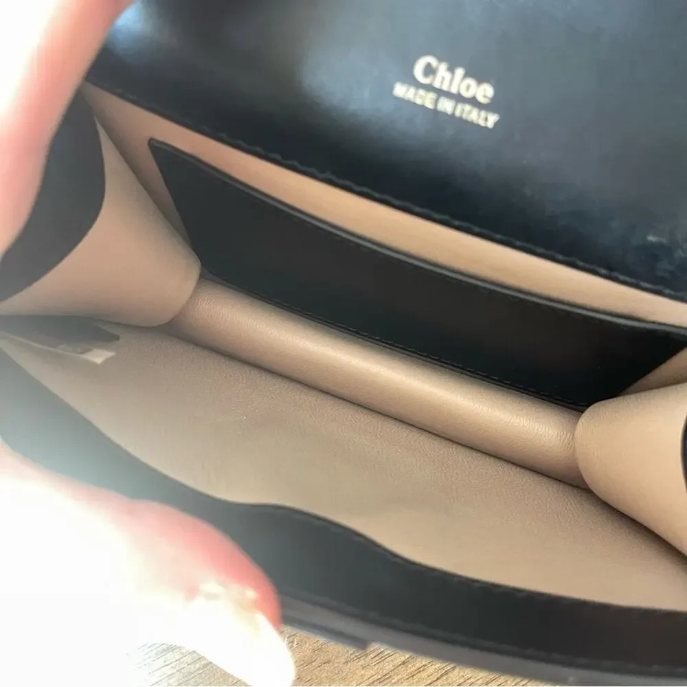 Chloe aby shoulder bag - can turn into a double chain or single